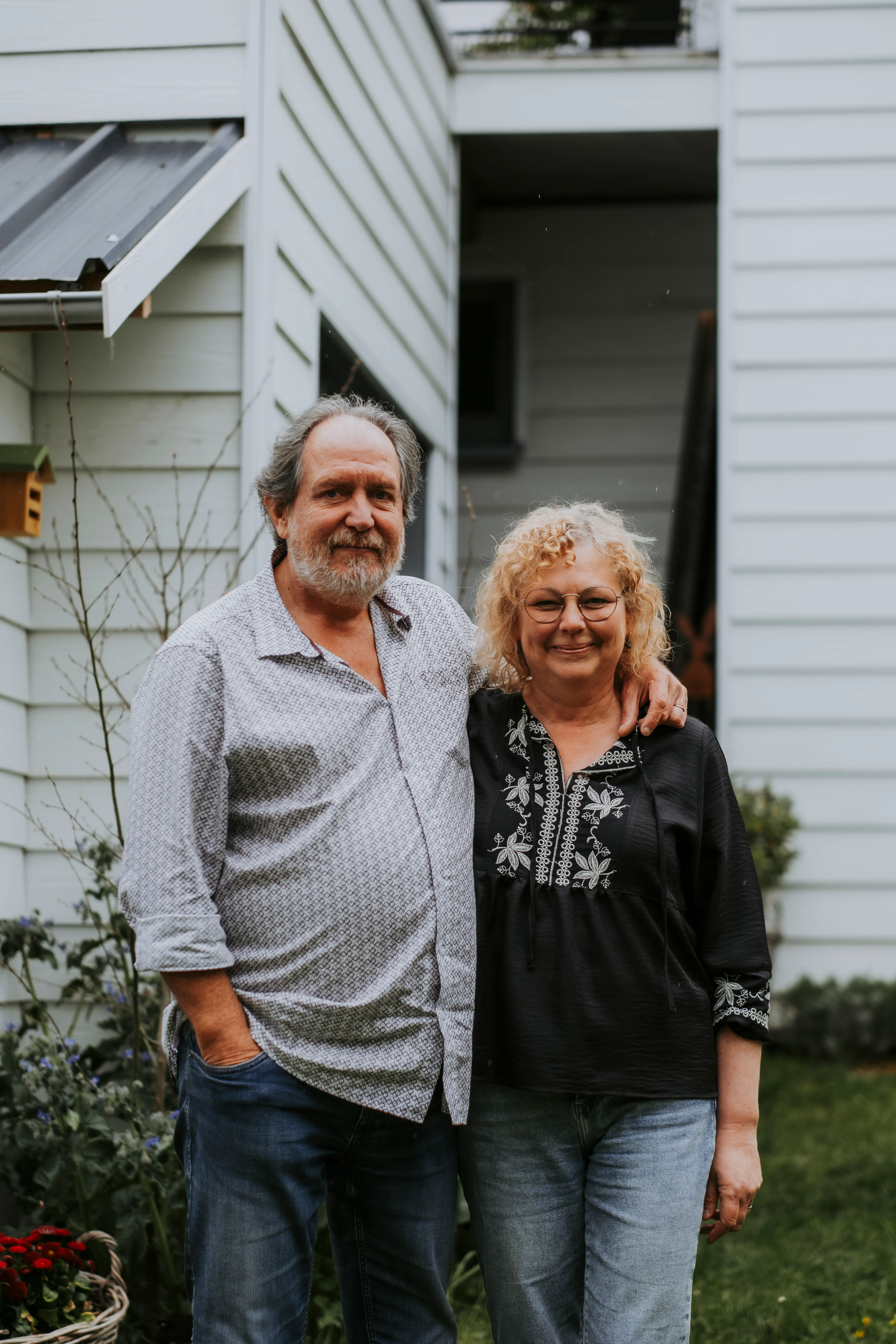 Colette Remacle et Jean-François Hazette, propriétaires du gîte